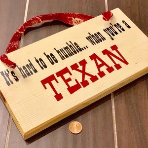 Wooden “Texan” Wall Art